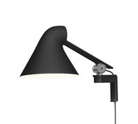 Louis Poulsen Lámpara de pared NJP brazo corto Negro