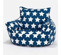 Lounge Pug Sillón Infantil Puf, Estrellas Azul, Silla Puff para Niños y Niñas, Sala de Juegos o Dormitorio