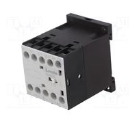 Minicontactor tripolar 4kW 400V 9A AC3 1 NA bobina 24V DC bajo consumo, 4,5 x 6 x 6 centímetros, color gris (Referencia: BG0910L024)