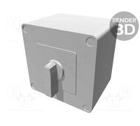 LOVATO ELECTRIC Interruptor de leva de 3 polos 32A 1-0-2