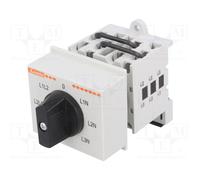 LOVATO ELECTRIC Interruptor de leva de voltímetro 16A 7 posiciones para raíl DIN