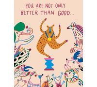 Love Muchly Greeting Cards: Thank You - You are not only better than (Pack of 6)