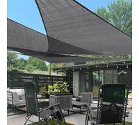Love Story Toldo Triangular de 12 x 12 x 12 pies, Color Gris Oscuro, con Bloqueo UV, para Patio al Aire Libre, jardín, Patio Trasero