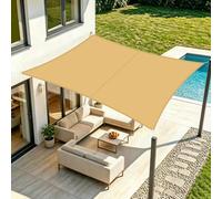 LOVE STORY Toldo Vela Rectangular 2.5x3.5m,Protección UV para Exterior Patio