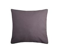 LOVELY CASA C11490056 Duo-Cojín algodón, 50 x 50 cm, Color Gris Perla