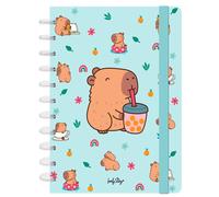 LOVELY STORY Cuaderno A4 Bubble Tea Capibara 100 Hojas Cuadricula