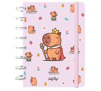 LOVELY STORY Cuaderno A5 Majesty Capibara 100 Hojas Cuadriculadas