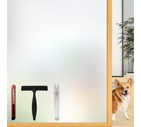 Lovepea Vinilos para Cristales Ventanas Privacidad - Incluye Herramientas de Instalación Adhesivo Estático Control de Calor, Ideal para Puertas de Baño u Oficina en Casa (60 x 200 cm)