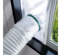 LOVIGA Kit Aire Acondicionado Portatil, 25X62-92cm Sellado de Ventana Secadora, Corredera Aislamiento 100% Efecto de Sellado Cácil de instalar