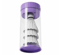 LOVIVER Humidificador de de Bádminton Vaporizador Estuche Tubo Humedece con Doble Orificio para Preparación Constante Recarga Sencilla con Depósito Abierto, Purple, Steamer With Box