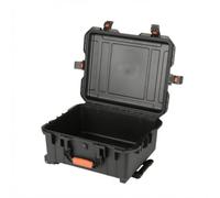LOVIVER Maletín Protector Caja Estuche con de Cierre Reforzado y Tapa Articulada Carcasa de Polipropileno para del Contenido Adecuado para Desplazamientos, Caja Vacía con Asa Retráctil