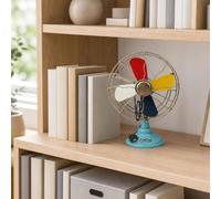 LOVIVER Ventilador Mesa Vintage corativo | Clásico, Escultura Ventilador Mesa, para Bar, Restaurante, Coleccionistas