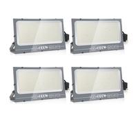 loyal 4 Pack Foco LED Exterior 600W, Alto Brillo 60000LM Proyector LED Exterior Iluminación 6000K Blanco Frío, Luz de Seguridad Impermeable IP66, Lampara LED Pared Techo para Jardín Garaje Camino