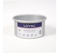 Loyal Elite Molde Redondo Extra Profundo, Molde para Hornear Pasteles, Tartas de Capas y Pasteles Altos, Moldes Reposteria, Cake Pan Extra Deep Round, 18 cm