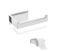 LOZTBUE Portarrollos Papel Higienico Adhesivo Cepillado Portarollos Papel Higienico Autoadhesivo Porta Papel Higienico de Baño, EGJF2311R-3M-LS,Portarrollos para papel higiénico