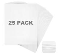 LPAMABA 25 PCS Tableros de Espuma Blanca A4, Cartón Pluma para Maquetas 210 x 300 x 5 mm, Tablero Rectangular de Espuma para Manualidades, Presentaciones, Creación de Modelos, Proyectos de Oficina