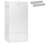 LPERTGFHU Horno de ahumar para jardín o terraza, acero galvanizado | Incluye 2 ahumadores de pellets, diseño resistente a la intemperie, accesorios de cocina al aire libre