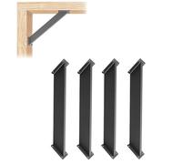 LQSYBHD Soportes en ángulo de 45 Grados,Kit de Soportes de Alta Resistencia para Pérgolas y Postes de Madera Soporte para Estructuras de Madera(Color:4pcs)