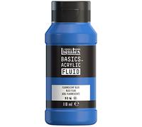 LQX ACRILICO BASICS FLUIDO 118ML AZUL FLUORESCENTE