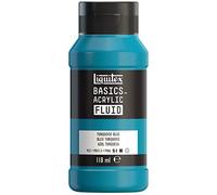 LQX ACRILICO BASICS FLUIDO 118ML AZUL TURQUESA