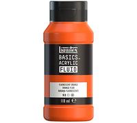 LQX ACRILICO BASICS FLUIDO 118ML NARANJA FLUORESCENTE