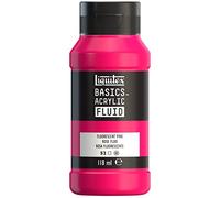 LQX ACRILICO BASICS FLUIDO 118ML ROSA FLUORESCENTE