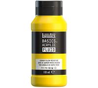 LQX ACRILICO BASICS FLUIDO 118ML TONO AMARILLO DE CADMIO MEDIO