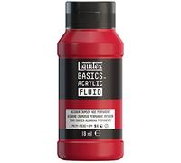 LQX ACRILICO BASICS FLUIDO 118ML TONO CARMESÍ ALIZARINA PERMANENTE