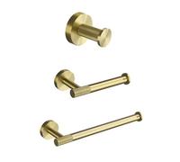 LQYXGS Kit de Accesorios de baño de Montaje en Pared con Kit de Hardware de Oro Cepillado