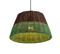 LQZCXMF Lámpara De Araña De Mimbre Estilo Rústico Para Comedor