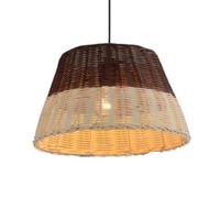 LQZCXMF Lámpara De Araña De Mimbre Estilo Rústico Para Comedor