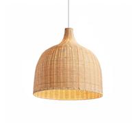 LQZCXMF Lámparas De Araña De Ratán, Lámpara Colgante Rústica De Estilo Granja De 78 Cm (30,7 Pulgadas), Farol Grande, Lámparas Colgantes Estilo Boho Costero, Luz Individual De Mimbre Natural