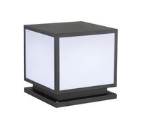LQZCXMF Luminaria De Poste De Patio IP54 Lámpara De Columna para Exteriores con Valla Cuadrada Luz De Pilar con Linterna con Cable De Alto Voltaje Luz De Tapa para Poste De Jardín Exterior