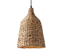 LQZCXMF Pantalla De Lámpara Rústica De Ratán Tejido De 35 Cm (13,7 Pulgadas)