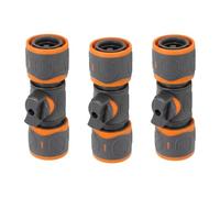 lrgnixs 3 unidades de acoplamiento con válvula reguladora, conector de manguera de jardín, acoplamiento de manguera Gardena, conector de manguera Gardena, acoplamiento de manguera para riego y