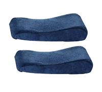 LRXFPIYF 2 Piezas Almohadillas para Reposabrazos de Sillas de Ruedas con Almohadilla Ortopédica de Espuma Y Funda Ajustable Adecuadas para Oficina Hogar Viaje