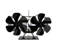 LRXFPIYF Circulador Automático Ventilador Estufa con Doble Cabezal Silencioso para Salón