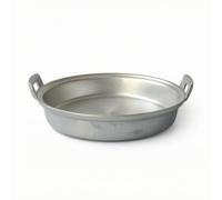 LRXFPIYF Sartén de Cocina de Aluminio Sartén Paellera Plancha Construcción Ligera y Resistente con Paredes Gruesas y Manejo, 32 Cm, Actualización, 32 Cm, 1.45 Kg, Sin Tapa