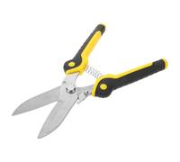 LRXIYODE Tijeras de hojalatero y cortador de metal de acero inoxidable, tijeras de aviación de hoja recta, cortadora de chapa de metal de alta resistencia, aptas para mecánicos y