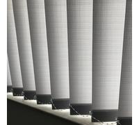 LRYELWA Estores Verticales Gris,Cortina Lamas Vertical de Control de Luz de Privacidad Translúcida,Persiana Veneciana para Ventanas Interior,Balcón,Color Personalizable (95cm x 100cm)