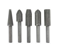 LT Easiyl 5 Limas Rotativas de Acero de Alta Velocidad Longitud de 58,7 Mm Diámetro Del Mango de 6,2 Mm Brocas para Amoladora Herramientas de Desbarbado Uso en Fresado Limado Y Moldeado de Aceros