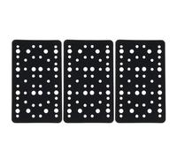 LT Easiyl Almohadilla de Interfaz de 3 Piezas de 80 X 133 Mm Y 54 Orificios Compatible con Mirka Lijadoras