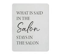 LTRAJUYNH Salon Owner Gift Metal Sign Professional Beauty Advice Vintage Style for Salon Station or Office Decor (8 X 12 in)