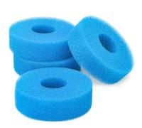 LTWHOME Juego de filtros de esponja de espuma azul para filtración de estanque 25PPI compatible con filtro Laguna Pressure Flo 5000/1400 (paquete de 4)