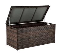 LTYKNGH Baul Almacenaje Exterior Caja de almacenamiento mimbre for exteriores 132 galones
