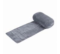 LUBEWISE Almohada ergonómica para tumbona, cojín cervical antideslizante para sillón con bolsillo, soporte para dormir de lado con cojín extendido, cojín ajustable para reposacabezas para tumbonas
