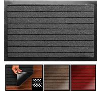 LUCA HOME - Felpudo Entrada a casa Nevada, Felpudo Entrada casa Antideslizante, Impermeable, Lavable, Antibacterias, Pasillo, Cocina, Dormitorio, Felpudo Interior y Exterior (Gris, 120 x 180 cm)