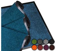 LUCA HOME - Felpudo Entrada casa 40x60cm Azul 2 unds - Alfombra Antideslizante Lavable para Puerta de Entrada, Cocina y Pasillo - Felpudo Exterior e Interior - Tapetes Originales Entrada casa