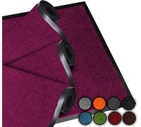 LUCA HOME - Felpudo Entrada casa 40x60cm Burdeos - Alfombra Antideslizante Lavable para Puerta de Entrada, Cocina y Pasillo - Felpudo Exterior e Interior - Tapetes Originales Entrada casa