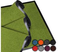 LUCA HOME - Felpudo Entrada casa 40x60cm Verde - Alfombra Antideslizante Lavable para Puerta de Entrada, Cocina y Pasillo - Felpudo Exterior e Interior - Tapetes Originales Entrada casa